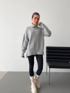 Megztinis aukštu kaklu