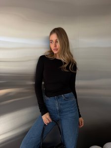 Medvilninė palaidinė ilgomis rankovėmis